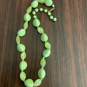 Elegant Green Beaded Necklace